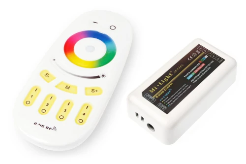 Zestaw pilot strefowy RF-RGBW-4SK + kontroler do taśm RGBW
