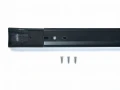 Zestaw lamp szynowych GU10 4 oprawy z listwą 2m czarny