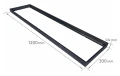 Panel LED 120x30 50W biały neutralny (4000K) + ramka