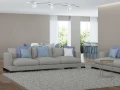 Zestaw szynowy Cubo GU10 x3 + szynoprzewód 1.5m - Biały