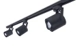 Zestaw szynowy Cubo GU10 x3 + szynoprzewód 1.5m - Czarny