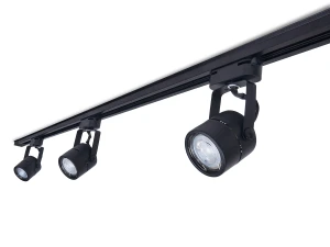 Zestaw szynowy Violet GU10 x3 + szynoprzewód 1.5m - Czarny