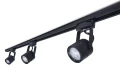 Zestaw szynowy Violet GU10 x3 + szynoprzewód 1.5m - Czarny