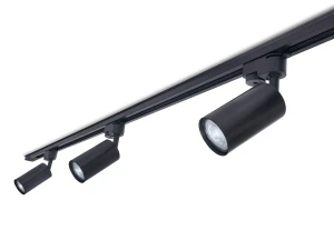 Zestaw szynowy Lite GU10 x3 + szynoprzewód 1.5m - Czarny