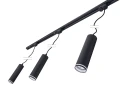 Zestaw Steka Ring lampa szynowa LED GU10 x3 + szynoprzewód 1.5m - Czarny