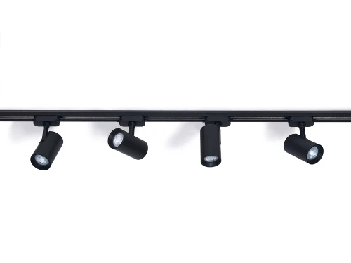 Zestaw Steka Ductus lampa szynowa LED GU10 x4 + szynoprzewód 2m - Czarny