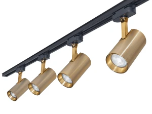 Zestaw Steka Ductus Gold lampa szynowa LED GU10 x4 + szynoprzewód 2m - Czarny
