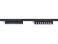 Zestaw Steka Linda 12W 30cm 4000K lampa szynowa LED GU10 x2 + szynoprzewód 1.5m - Czarny