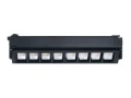 Zestaw Steka Linda 12W 30cm 4000K lampa szynowa LED GU10 x2 + szynoprzewód 1.5m - Czarny