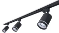 Zestaw Steka Ring lampa szynowa LED GU10 x3 + szynoprzewód 1.5m - Czarny