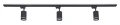 Zestaw Steka Ring lampa szynowa LED GU10 x3 + szynoprzewód 1.5m - Czarny