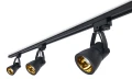 Zestaw Steka Goldi lampa szynowa LED GU10 x3 + szynoprzewód 1.5m - Czarny