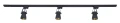 Zestaw Steka Goldi lampa szynowa LED GU10 x3 + szynoprzewód 1.5m - Czarny