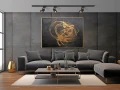 Zestaw Steka Goldi lampa szynowa LED GU10 x3 + szynoprzewód 1.5m - Czarny