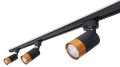 Zestaw Steka Klemens lampa szynowa LED GU10 x3 + szynoprzewód 1.5m - Czarny