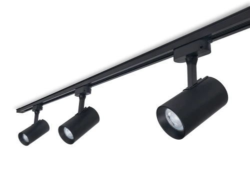 Zestaw Steka Ductus lampa szynowa LED GU10 x3 + szynoprzewód 1.5m - Czarny