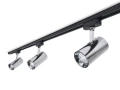 Zestaw Steka Ductus Chrom lampa szynowa LED GU10 x3 + szynoprzewód 1.5m - Czarny