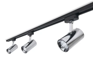 Zestaw Steka Ductus Chrom lampa szynowa LED GU10 x3 + szynoprzewód 1.5m - Czarny