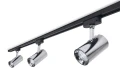 Zestaw Steka Ductus Chrom lampa szynowa LED GU10 x3 + szynoprzewód 1.5m - Czarny