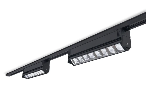 Zestaw Steka Eclipse lampa szynowa LED 12W 30cm 4000K x2 + szynoprzewód 1.5m - Czarny