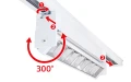 Zestaw Steka Eclipse lampa szynowa LED 12W 30cm 4000K x2 + szynoprzewód 1.5m - Biały