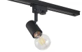 Zestaw Steka Halo Czarna lampa szynowa LED E27 x3 + szynoprzewód 1.5m - Czarny