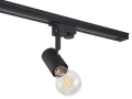 Zestaw Steka Halo Czarna lampa szynowa LED E27 x4 + szynoprzewód 2m - Czarny