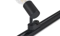Zestaw Steka Halo Czarna lampa szynowa LED E27 x4 + szynoprzewód 2m - Czarny