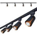 Zestaw Steka XD-IK252B lampa szynowa LED GU10 x4 + szynoprzewód 2m - Czarny