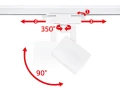 Zestaw Steka XD-IT101W lampa szynowa LED GU10 x3 + szynoprzewód 1.5m - Biały