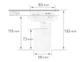 Zestaw Steka XD-IT101W lampa szynowa LED GU10 x4 + szynoprzewód 2m - Biały