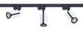 Zestaw Steka Sento lampa szynowa LED GU10 x3 + szynoprzewód 1.5m - Biały / czarny