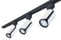 Zestaw Steka Sento lampa szynowa LED GU10 x3 + szynoprzewód 1.5m - Biały / czarny