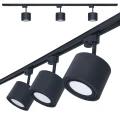 Zestaw Steka Toni lampa szynowa LED AR111 GU10 x3 + szynoprzewód 1.5m - Czarny