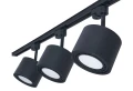 Zestaw Steka Toni lampa szynowa LED AR111 GU10 x3 + szynoprzewód 1.5m - Czarny