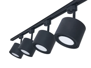 Zestaw Steka Toni lampa szynowa LED AR111 GU10 x4 + szynoprzewód 2m - Czarny