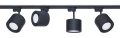 Zestaw Steka Toni lampa szynowa LED AR111 GU10 x4 + szynoprzewód 2m - Czarny