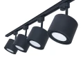 Zestaw Steka Toni lampa szynowa LED AR111 GU10 x4 + szynoprzewód 2m - Czarny