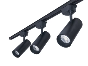 Zestaw Steka Piko 20W 4000K lampa szynowa LED x3 + szynoprzewód 1.5m - Czarny