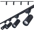 Zestaw Steka Piko 20W 4000K lampa szynowa LED x4 + szynoprzewód 2m - Czarny