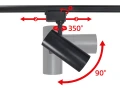 Zestaw Steka Piko 20W 4000K lampa szynowa LED x4 + szynoprzewód 2m - Czarny