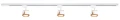 Zestaw Steka XD-IK256W lampa szynowa LED GX53 x3 + szynoprzewód 1.5m - Biały