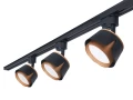 Zestaw Steka XD-IK256B lampa szynowa LED GX53 x3 + szynoprzewód 1.5m - Czarny