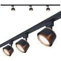 Zestaw Steka XD-IK256B lampa szynowa LED GX53 x3 + szynoprzewód 1.5m - Czarny