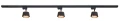 Zestaw Steka XD-IK256B lampa szynowa LED GX53 x3 + szynoprzewód 1.5m - Czarny