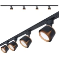 Zestaw Steka XD-IK256B lampa szynowa LED GX53 x4 + szynoprzewód 2m - Czarny