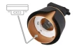 Zestaw Steka XD-IK256B lampa szynowa LED GX53 x4 + szynoprzewód 2m - Czarny