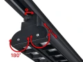 Zestaw Steka Linda Duo 48W 60cm 4000K lampa szynowa LED x2 + szynoprzewód 2m - Czarny