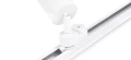 Zestaw Steka Klemens biało-złota lampa szynowa LED GU10 x3 + szynoprzewód 1.5m - Biały