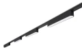 Zestaw Luxo Linea lampa szynowa LED 12W x3 + szynoprzewód 2m + zasilacz – Czarny – Biały neutralny (4000K)